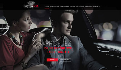 Création site web Dynamique : Rayane VTC - Website Creation