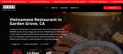 Restaurant Website Design & Development - Création de site internet