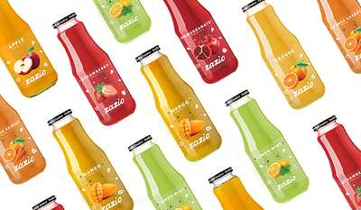 Zazio | Juice Packaging - Branding & Positionering