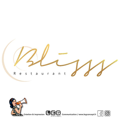 Création de logo restaurant BLISSS Mérignac
