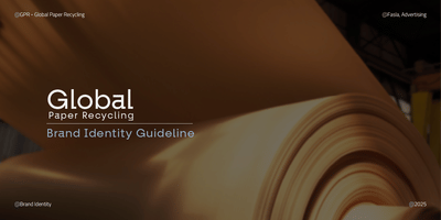 Branding for Global paper recycling - Social Media