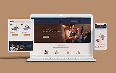 E-Commerce pour Winfin - Webseitengestaltung