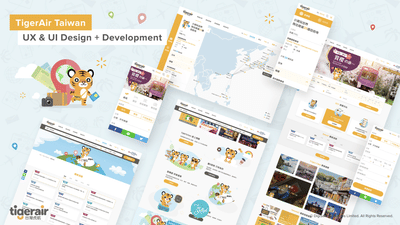 Tigerair Taiwan - Airline Branding Website Revamp - Ergonomy (UX/UI)