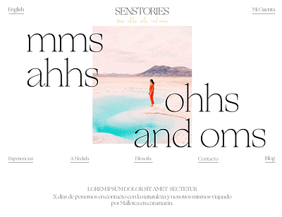 SENSTORIES - Website Creation