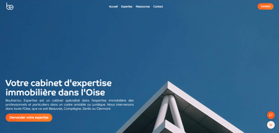 Création de site internet pour un cabinet d'expertise immobilière - Création de site internet