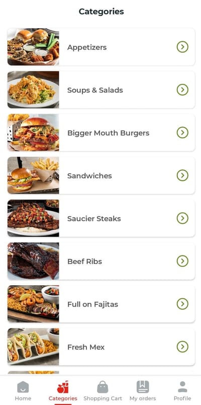 Mobile App - Chillis - Application mobile