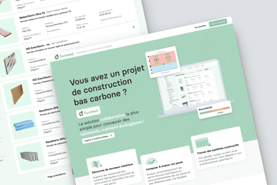 Turtwell, SaaS d'assemblage de matériaux pour l'écoconstruction - Application web