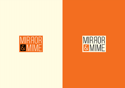 Mirror & Mime Brand Identity - Branding & Positionering