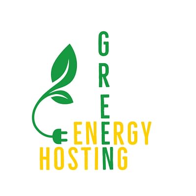 Green Energy Hosting Logo - Graphic Design