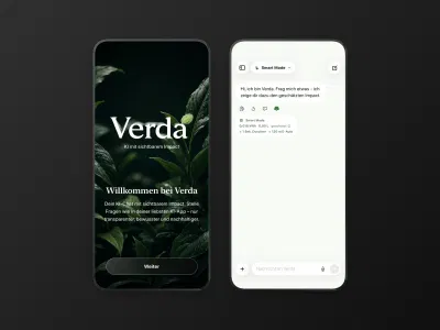 Verda: Nachhaltiger KI-Chat mit Modell-Routing. - Mobile App