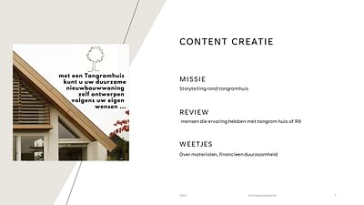 Online zichtbaarheid Tangramhuis Architecten - Content Strategy