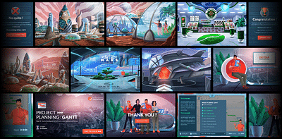 Supports de formations digitaux illustrés - Ergonomie (UX/UI)