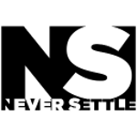 Never Settle logo