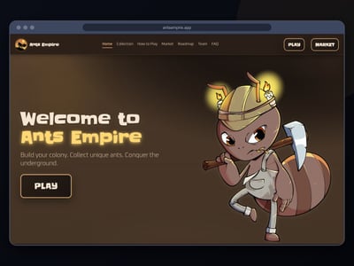 AntsEmpire — On-Chain Strategy Game - Desarrollo de Software