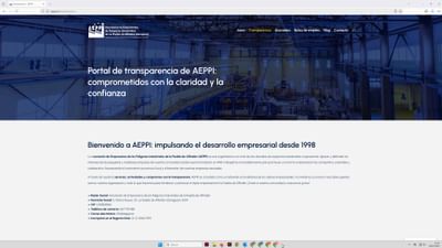 Sitio Web AEPPI - Webseitengestaltung