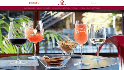 Sito Web Calicilaser MZ Glass - Creazione di siti web