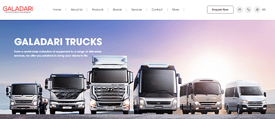 Galadari Trucks - Online Advertising