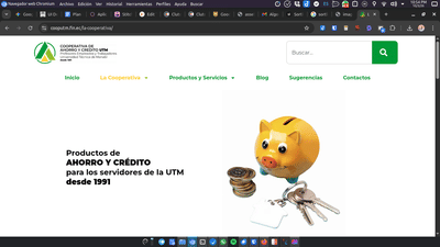 Cooperativa de Ahorro y Crédito UTM - Creación de Sitios Web