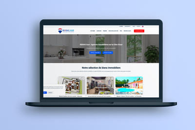 Site Re/Max Azur - Création de site internet