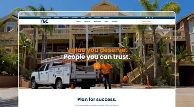 UX UI and custom development for ProTec - Création de site internet