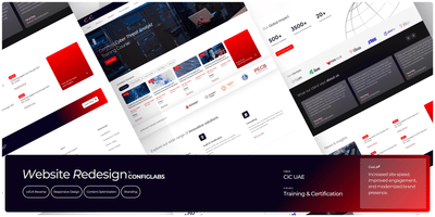 CIC – Training & Certification Website Redesign - Ergonomia (UX/UI)