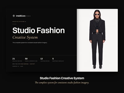 Studio Fashion Creative System - Photography