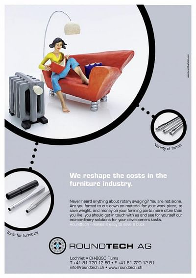 WE RESHAPE THE COSTS - Werbung