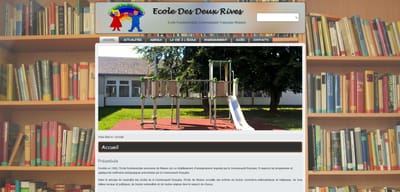 Ecole des Deux Rives - Website Creatie