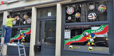Adhésifs de vitrage pour un client à Saint-Gilles - Ontwerp