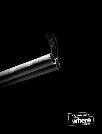 Smoking kills - Werbung