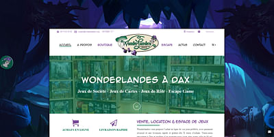 Wonderlandes - Création de site internet