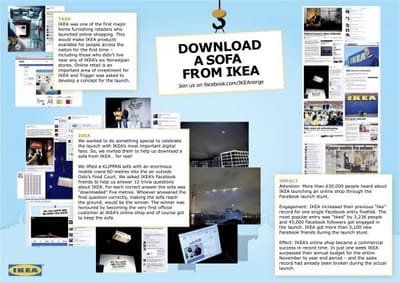 DOWNLOADING A KLIPPAN SOFA - Publicité