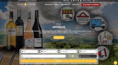 Site e-commerce GILBERT & GAILLARD - Création de site internet