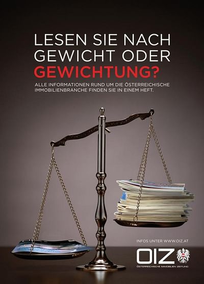 READING BY WEIGHT? - Werbung