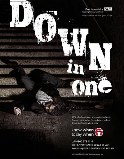 DOWN IN ONE - Publicidad