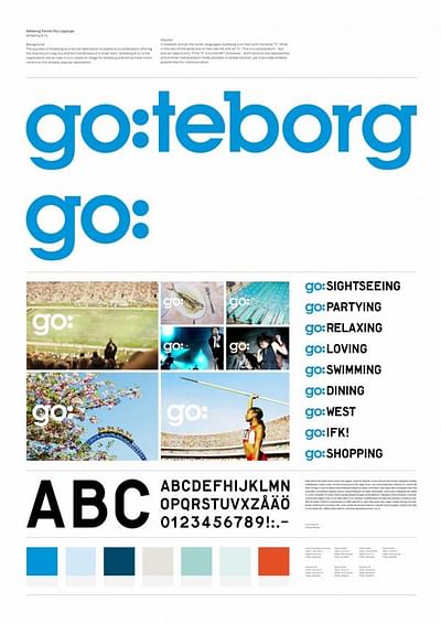 GÖTEBORG TOURIST CITY IDENTITY - Publicité