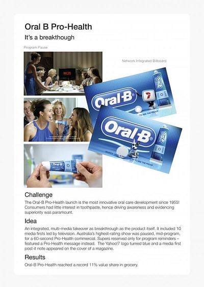 THE BIGGEST BREAKTHROUGH - Advertising