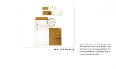 BARWA BANK STATIONERY - Publicité