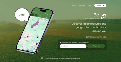 Bo App - Website Creation