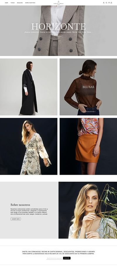 Diseño y desarrollo web de García de la Serrana - E-Commerce