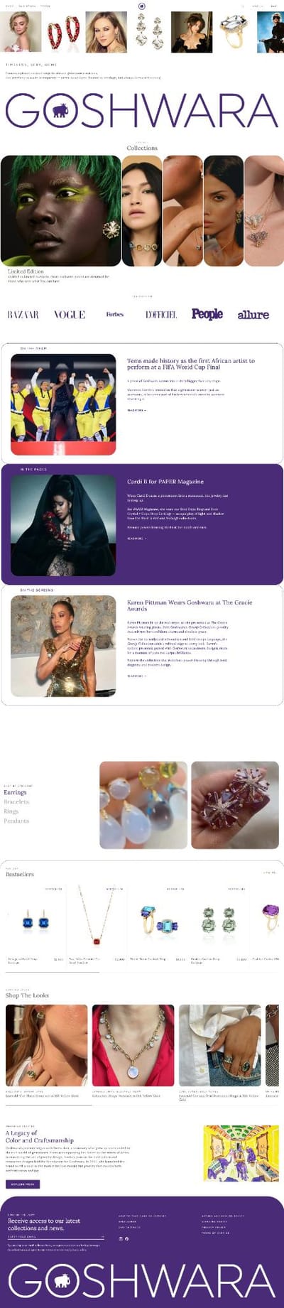 Goshwara – Luxury Jewellery E-commerce Experience - SEO