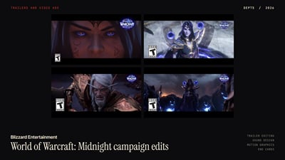 World of Warcraft: Midnight campaign edits - Video Production