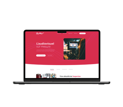 Lifting Logo et refonte de site web pour SAV - Creazione di siti web