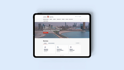 Elevating Kingdom of Bahrain's Global Digital Presence - Website Creation