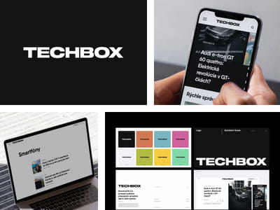Identity and Website Design for TECHBOX - Webseitengestaltung