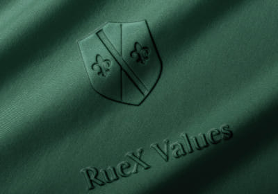 RueX Values – Exklusive Corporate Identity - Website Creatie
