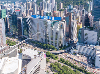 Hong Kong Largest Rooftop LED sign - Publicité