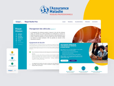 Plateforme CARSAT Risques routiers Pro - Applicazione web