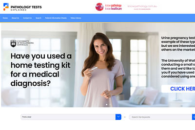 Pathology Tests - Web Applicatie