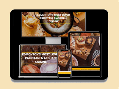 Khan Kebabs website - Website Creation